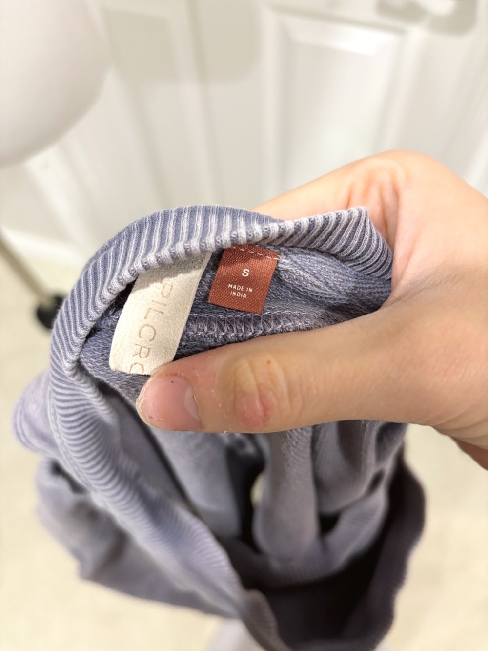PILCRO by Anthropologie Washed Lavender Crossover Sweater Small - Picture 10 of 10